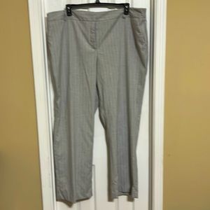 Pinstriped Gray Slacks!